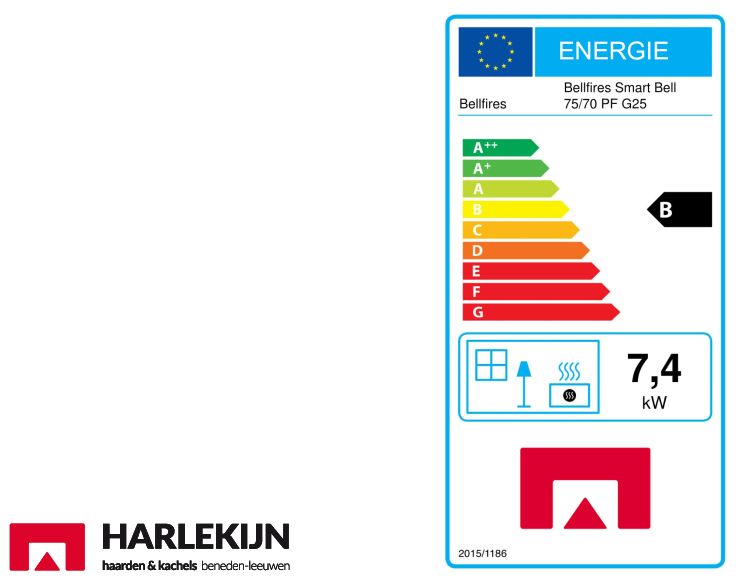 Bellfires Smart bell 75/70 Gashaard